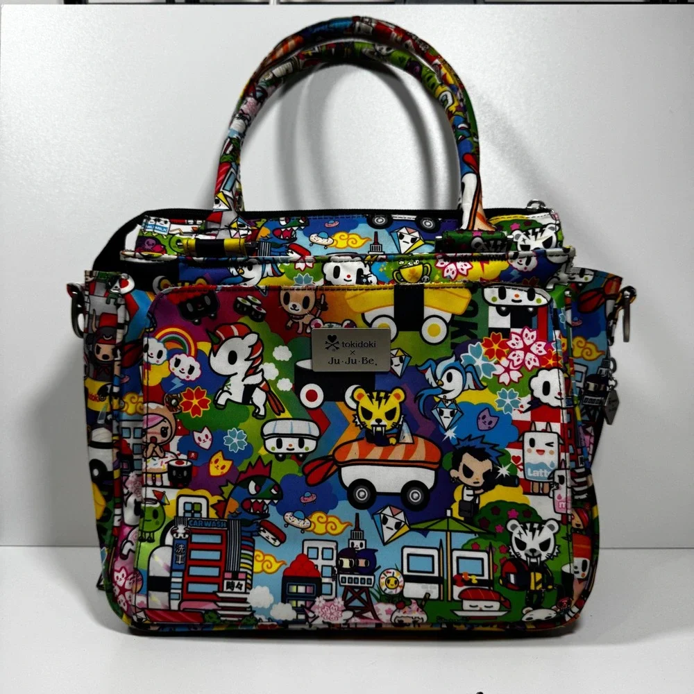 Tokidoki x Ju-Ju-Be Be Classy Sushi Cars Tote Satchel Diaper Bag Purse Kawaii - Picture 2 of 12
